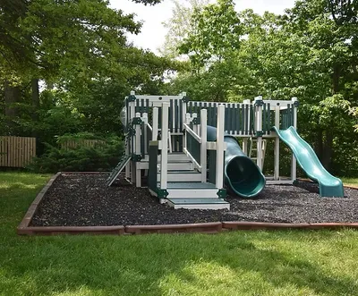 Community playground and recreational area